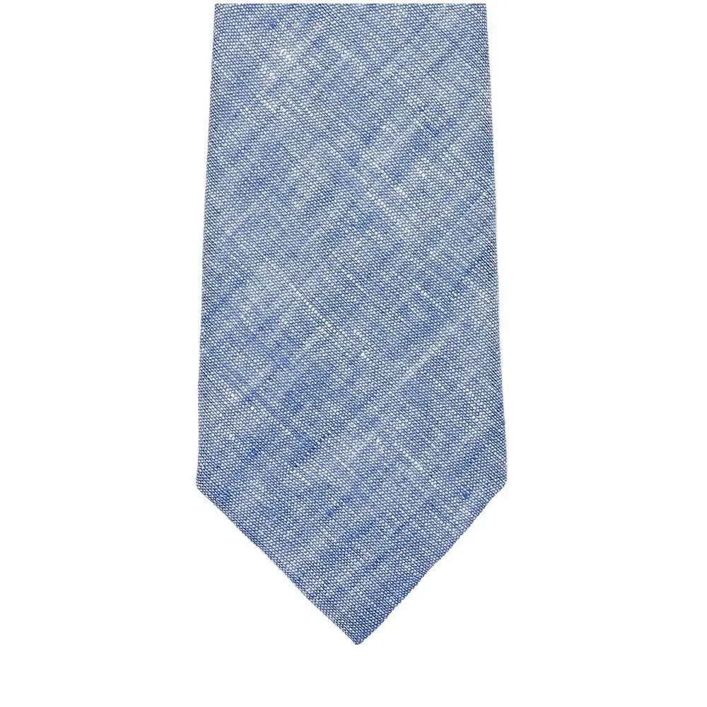 J Crew Ludlow Baird McNutt Irish Linen Tie NWT Blue Made in USA 60 x 3